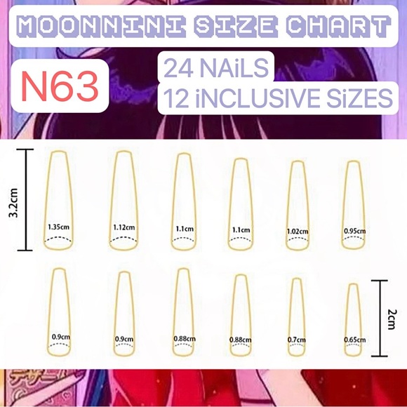MOONNiNi 24pcs PRESS ON NAiLS - w/toolkit - Picture 4 of 7